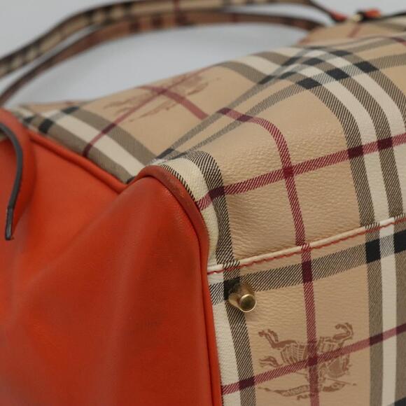 Burberry Nova Check Tote Bag Pvc Beige - Picture 14 of 16